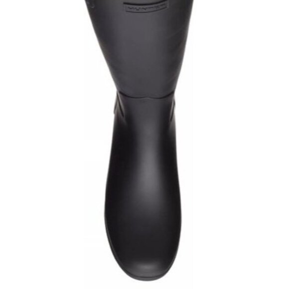 Hunter Original Refined Black Tall Rain Boots Women’s 9 | Waterproof New - Picture 14 of 16